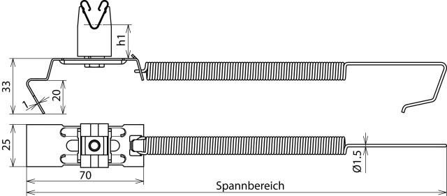 Dachleitungshalter 206449