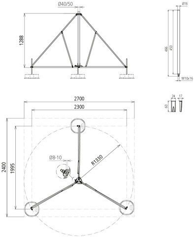 Dreibeinstativ 107391