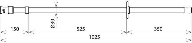 Isolierstange IS 30 SQ 1000