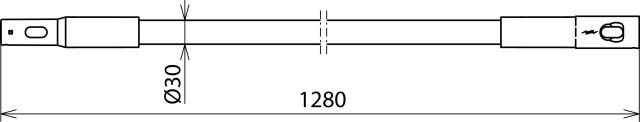 Isolierstangenverlängerung ISV 36 STK 30 1280