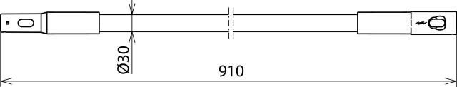 Isolierstangenverlängerung ISV 36 STK 30 910