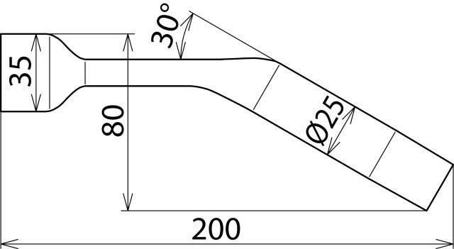 Querdüse abgewinkelt 785543