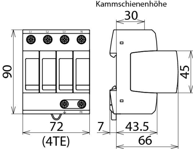 ÜS-Ableiter DEHNguard DG M TNS 150