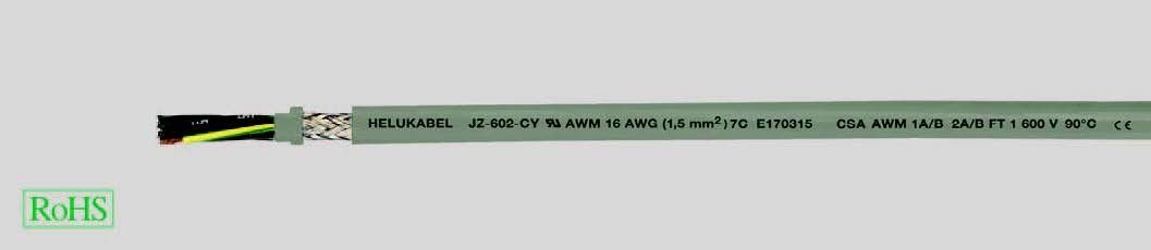 HEL OZ-602-CY 2xAWG 18 2