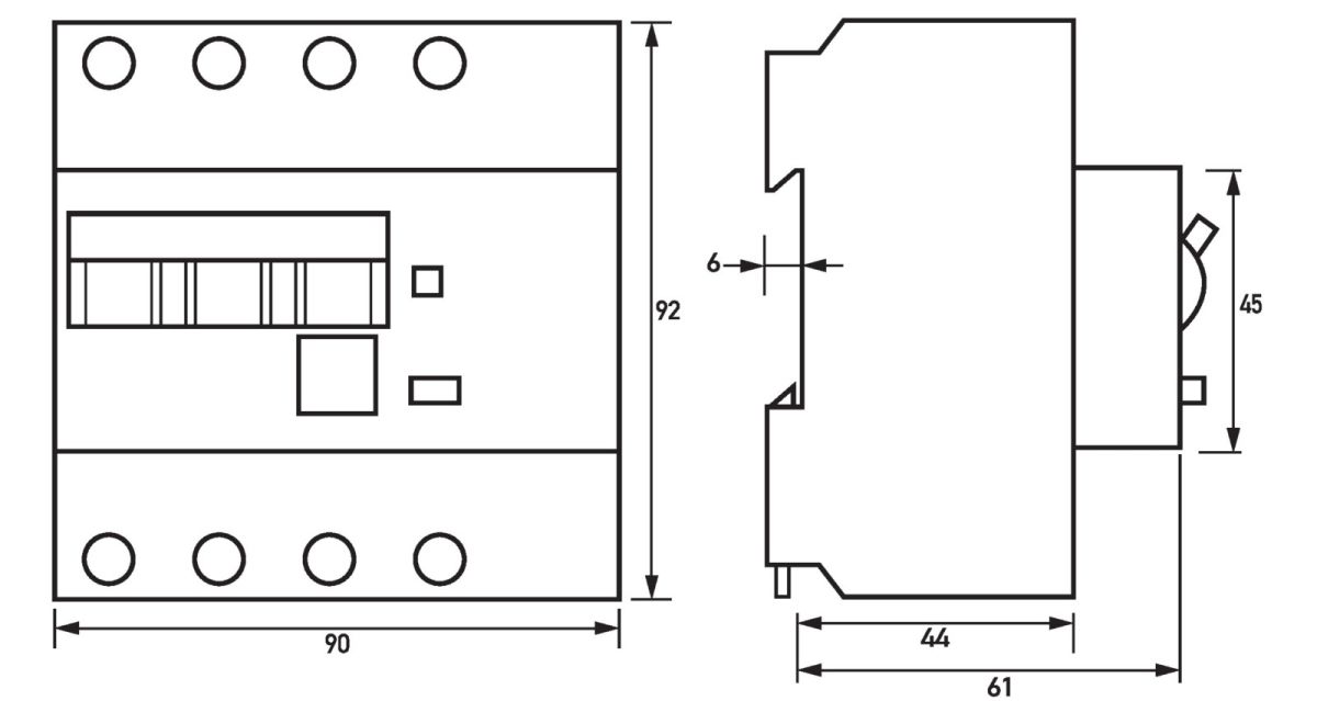 FI-/LS-Kombination DRCBO4B40/0,03/3N-A