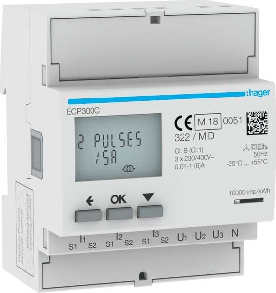 Energiezähler 3phasig ECP300C