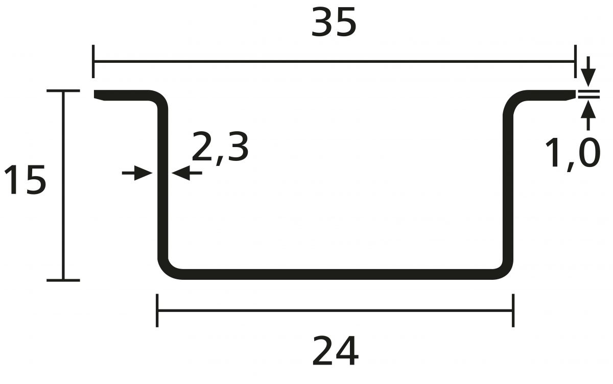 Delta Tragschienen DELTA-3 ST BV 40