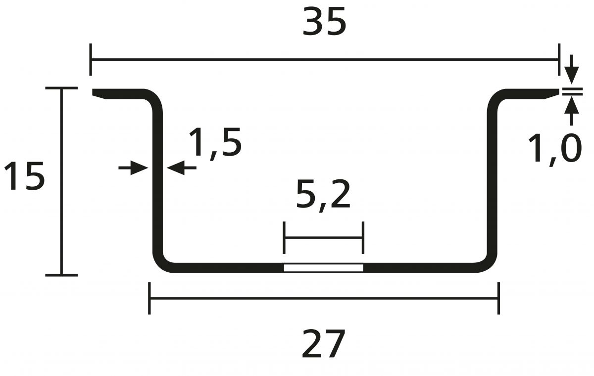 Delta Tragschienen DELTA-3 ST BV 40