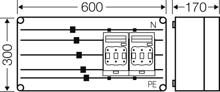 NH-Sicherungsgehäuse Mi 6428
