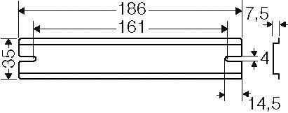 Tragschiene DK TS 35 Q