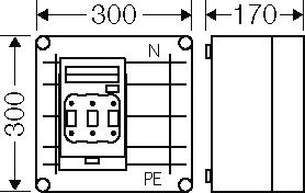 Überspannungsschutzgehäuse Mi SP 2270