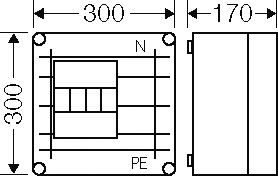 Überspannungsschutzgehäuse Mi SP 2276