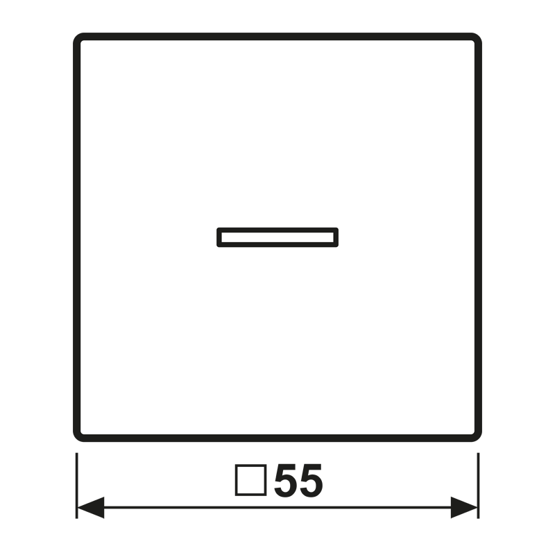 KNX RF Taster 1fach AS 10911 ST RF