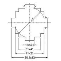 Aufsteckstromwandler AST512.7 1000/1A K1