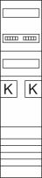 Komplettfeld  ZH3EZ12N eHZ 1-feld. H 1050mm 2ZP