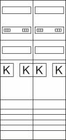 Komplettfeld ZK3ED24N eHZ,DSS 2-feld 