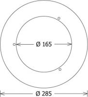 Deckenausgleichsring ZDAR 165.205-265 ws