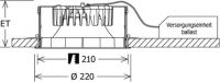 LED-Einbaudownlight FLIR 400.2030.01DAsi