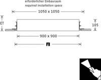 LED-Einbauleuchte PLL 55.900.40.1/DALI