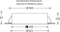 LED-Einbauleuchte PLL27410302/DALI ws