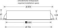 LED-Einbauleuchte PLL27700302/DALI ws