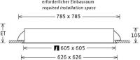 LED-Einbauleuchte PLL57625301/DALI si