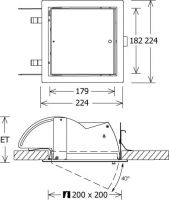 LED-Einbaustrahler VFCPL 700.3540 si