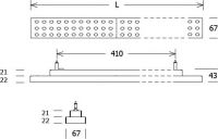 LED-Pendelleuchte LUZ06-D 13.013.40 si