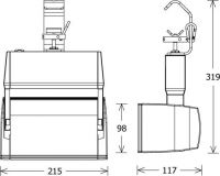 LED-Stromschienenstrahler EL 307.40.5 si