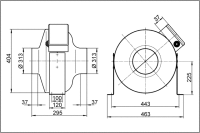 Radial-Rohrventilator ERR 31/1