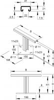 Bodenstütze T-Konsole RSSBP 90.400 V