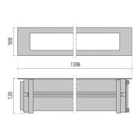 LED-Einbauleuchte linear 3109375