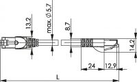 Patchkabel F/UTP Cat.5e 100008162