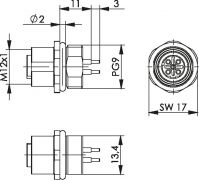 STX M12x1 EBB D-kod. 100007433