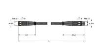 Aktuator-/Sensorleitung PKG3M-1-PSG3M/TEL