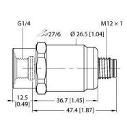 Drucktransmitter PT1R-1001-I2-H1141