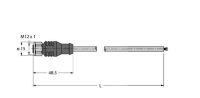 Feldbusleitung RKCV-FBY48OG-4M/5D