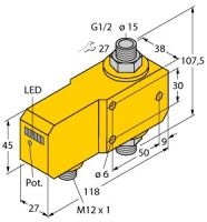 Inline-Sensor FCI-D15A4P-ARX-H1140