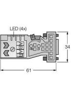 Sub-D Steckverbinder FW-D9TLED #6604221