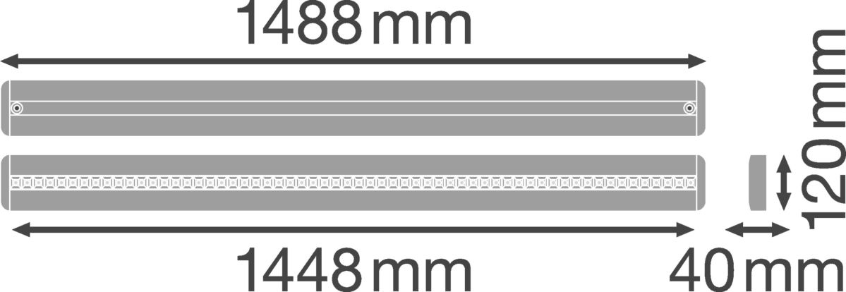 Anbauleuchte LNINDVD150048W4KZBVR