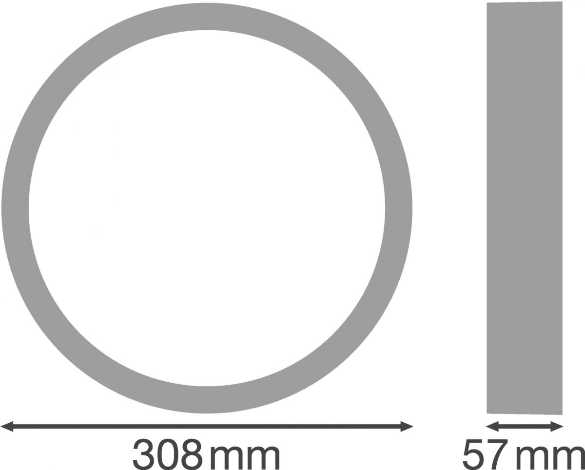 Halbvisierrring SF BLKH RING 300 WT