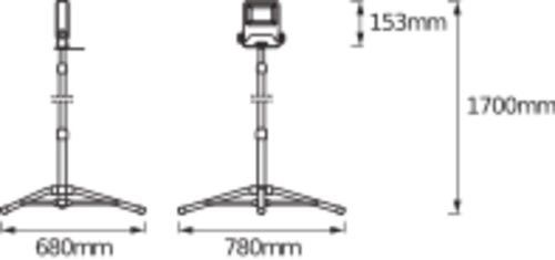 LED-Arbeisleuchte LED W #4058075213890