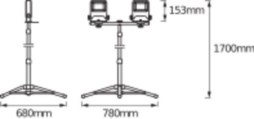 LED-Arbeisleuchte LED W #4058075213913