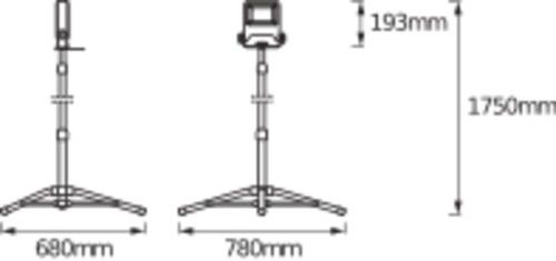 LED-Arbeisleuchte LED W #4058075213937