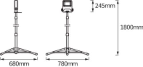 LED-Arbeisleuchte LED W #4058075213975