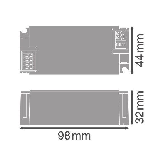 LED-DALI-Betriebsgerät DRDALIP44/2202401050