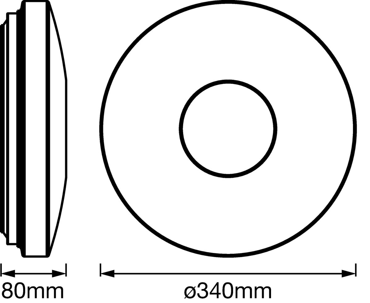 LED-Deckenleuchte m.Sensor ORBIS #4058075472877