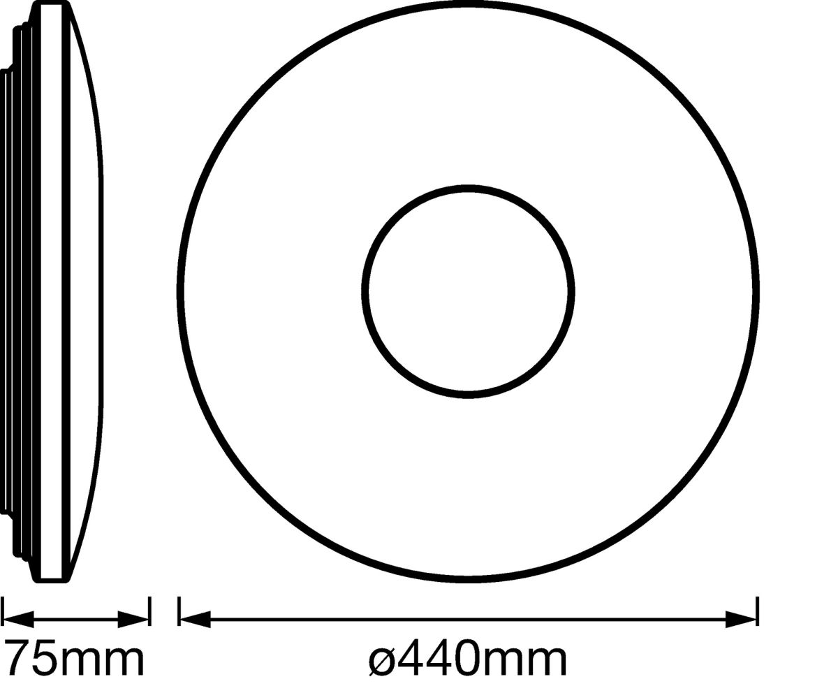 LED-Deckenleuchte m.Sensor ORBIS #4058075472891