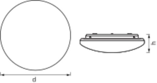 LED-Deckenleuchte ORBIS #4058075651814