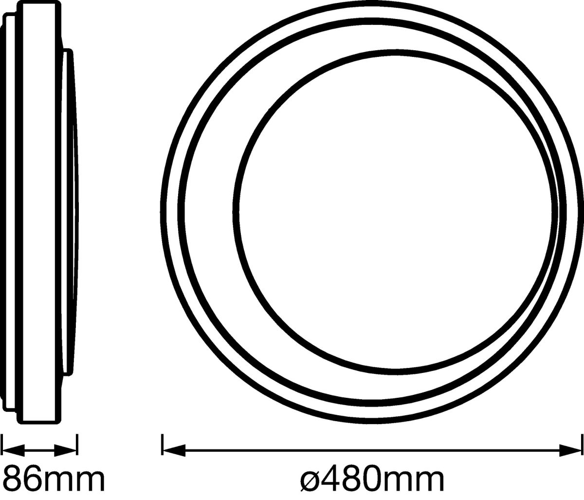 LED-Deckenleuchte SMART+#4058075486423